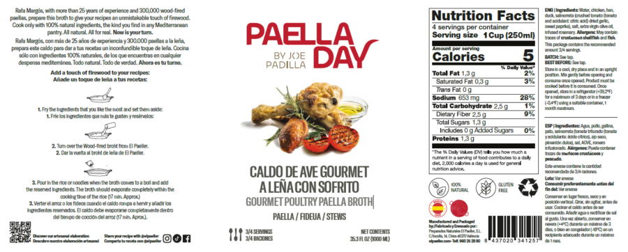 Caldo de Ave Gourmet a Leña: 1 Litro - Image 4